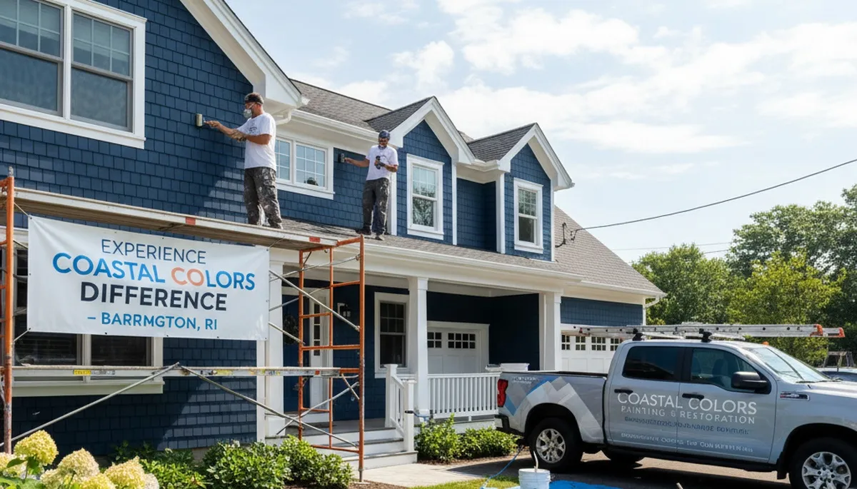 Professional house painters in Providence RI providing expert home exterior painting services