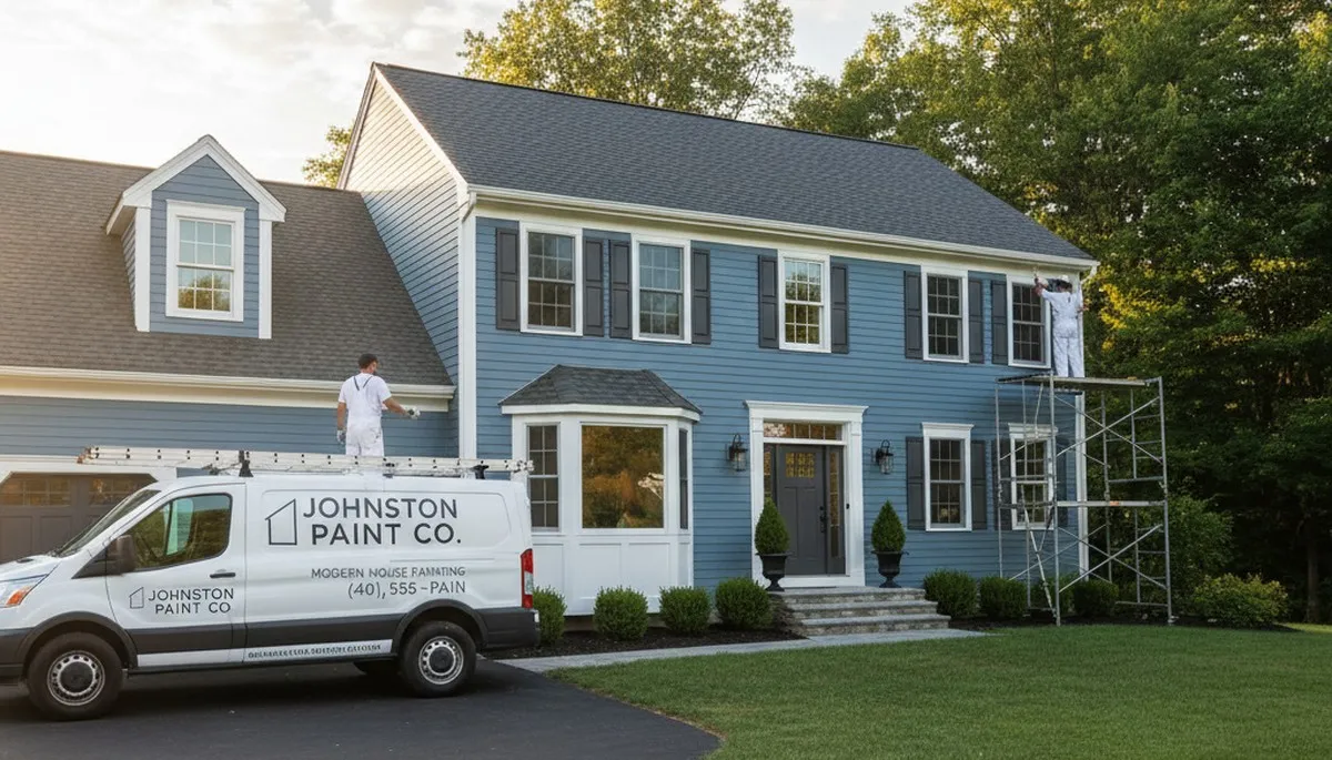 Professional house painters providing residential exterior painting services in Providence RI