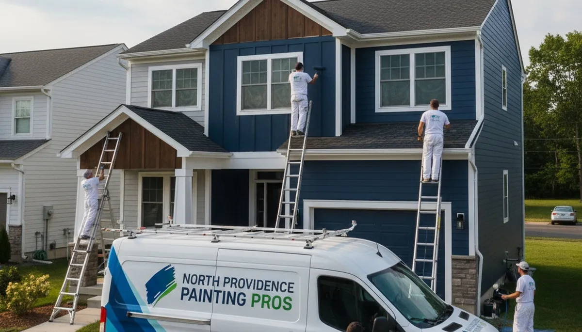 Professional house painters in Providence RI providing expert exterior and interior painting services
